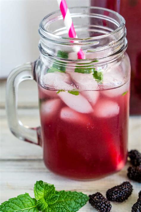 mulberry iced tea.